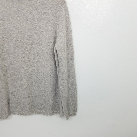 Charter Club Luxury Cashmere Turtleneck Longsleeve Pull-over Gre Sweater Size XL - Picture 5 of 13